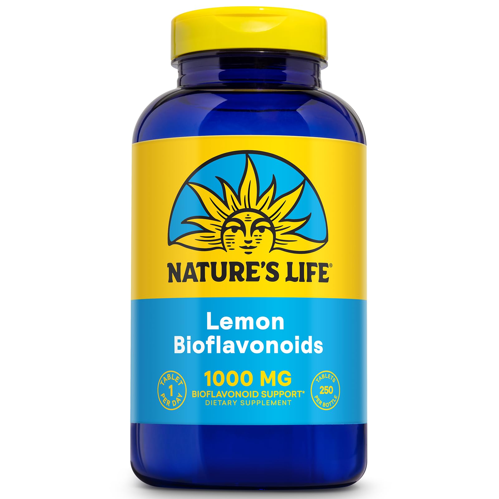 Nature's Life Bioflavonoids bottle with label — 1000 mg per serving, 250 capsules