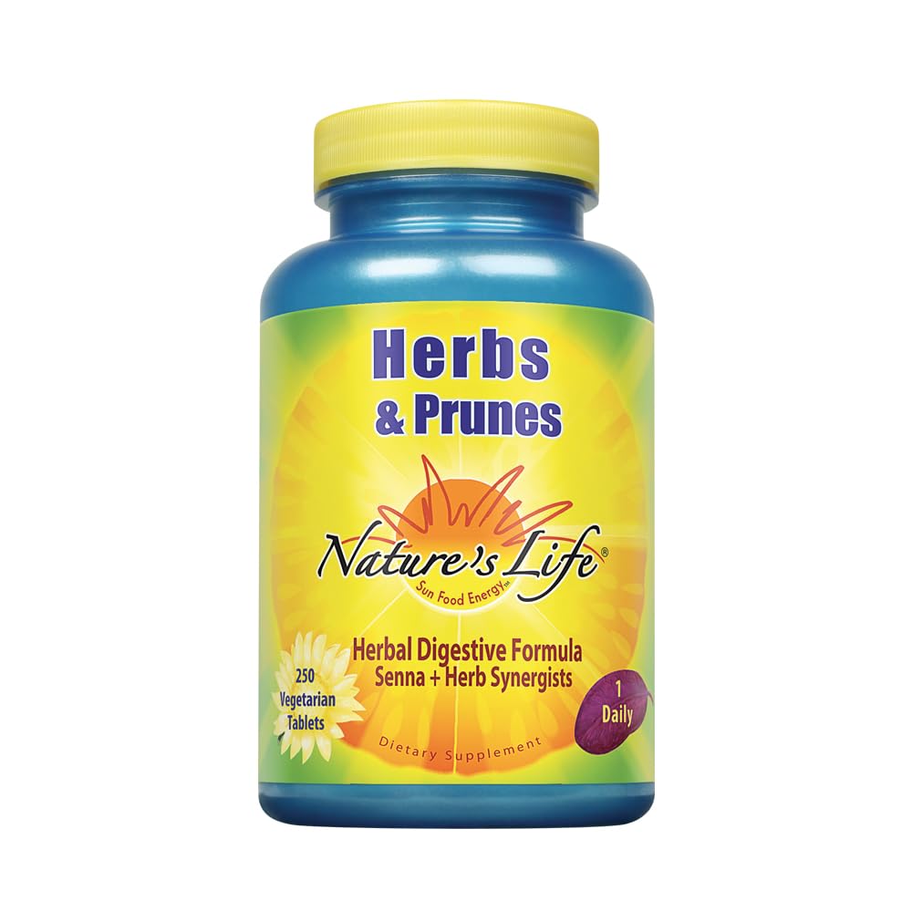 Nature's Life Herbs & Prunes 400mg Senna & Herbal Blend product hero image