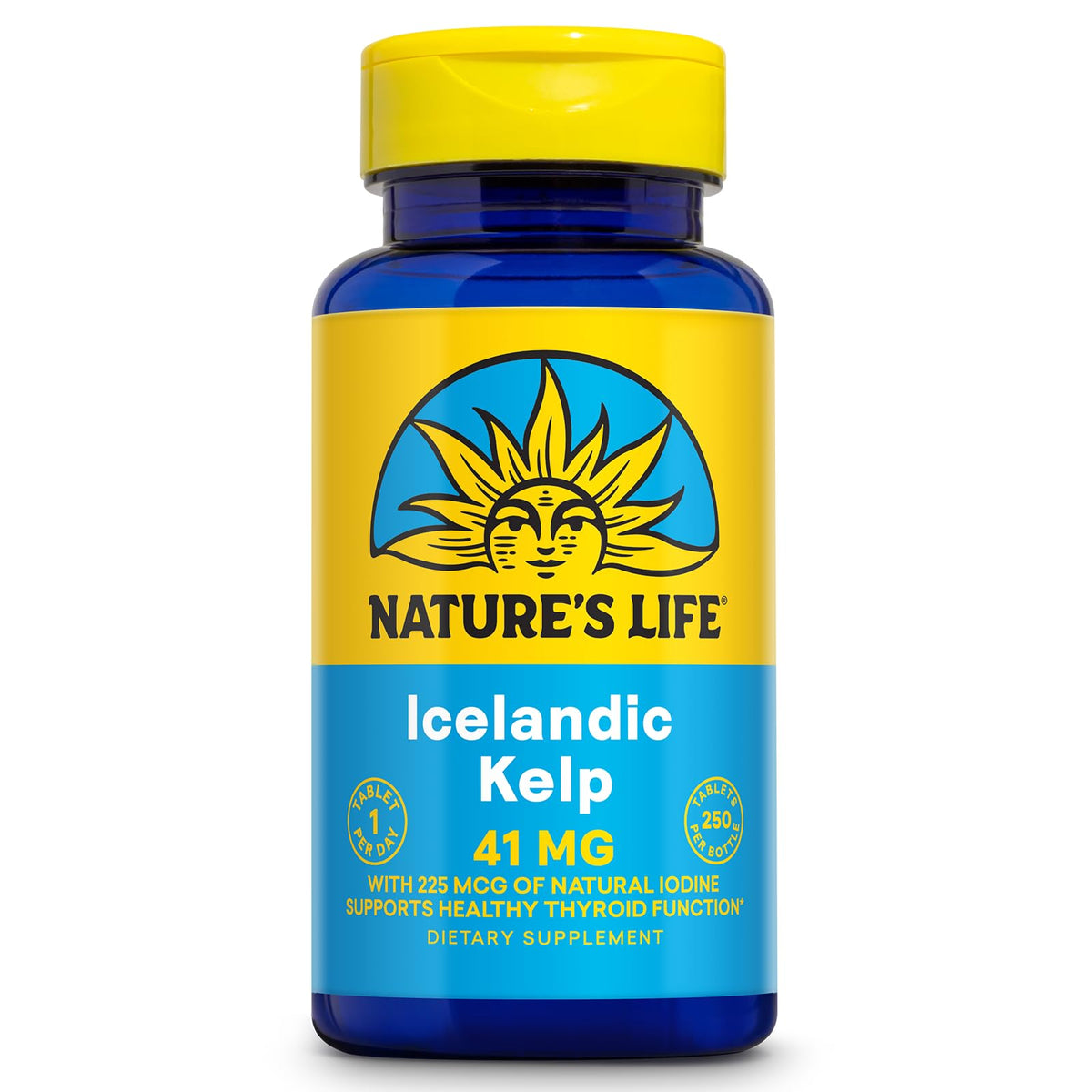 Bottle of Nature's Life Icelandic Kelp 41 mg