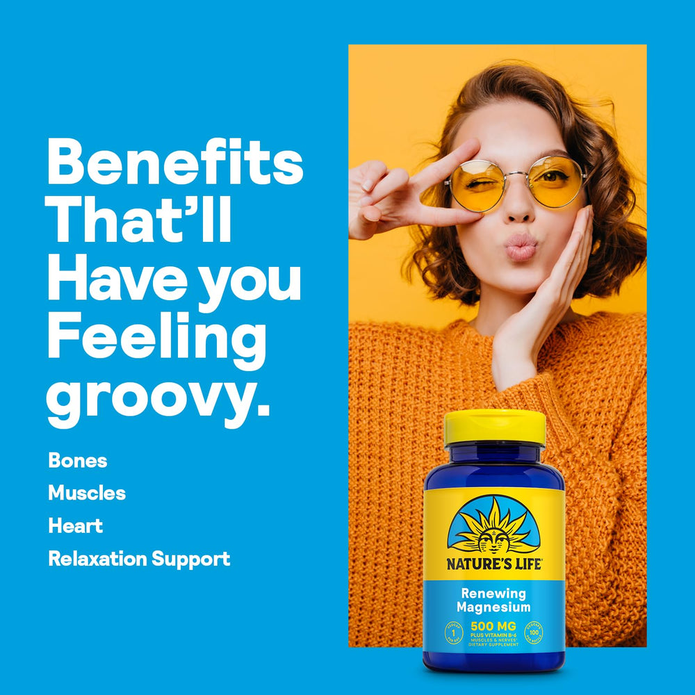 Vitamin B-6 inclusion in Nature's Life magnesium formula