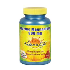Nature's Life Marine Magnesium 500mg bottle