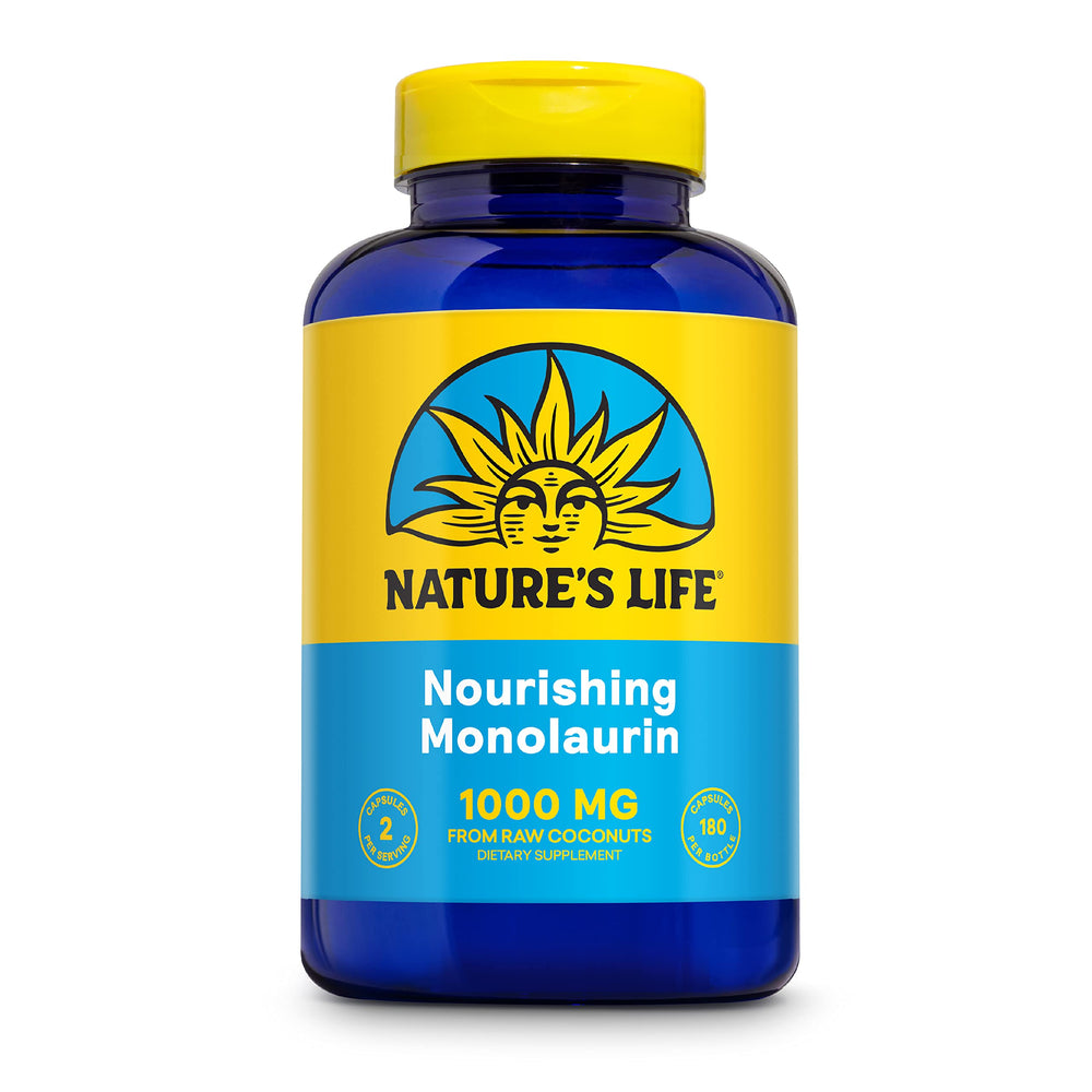 Nature's Life Monolaurin 1000 mg bottle product image