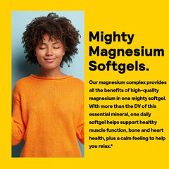 Close-up of magnesium oxide, magnesium malate, and magnesium citrate blend