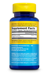 Nature's Life Vitamin A 10,000 IU bottle - back label