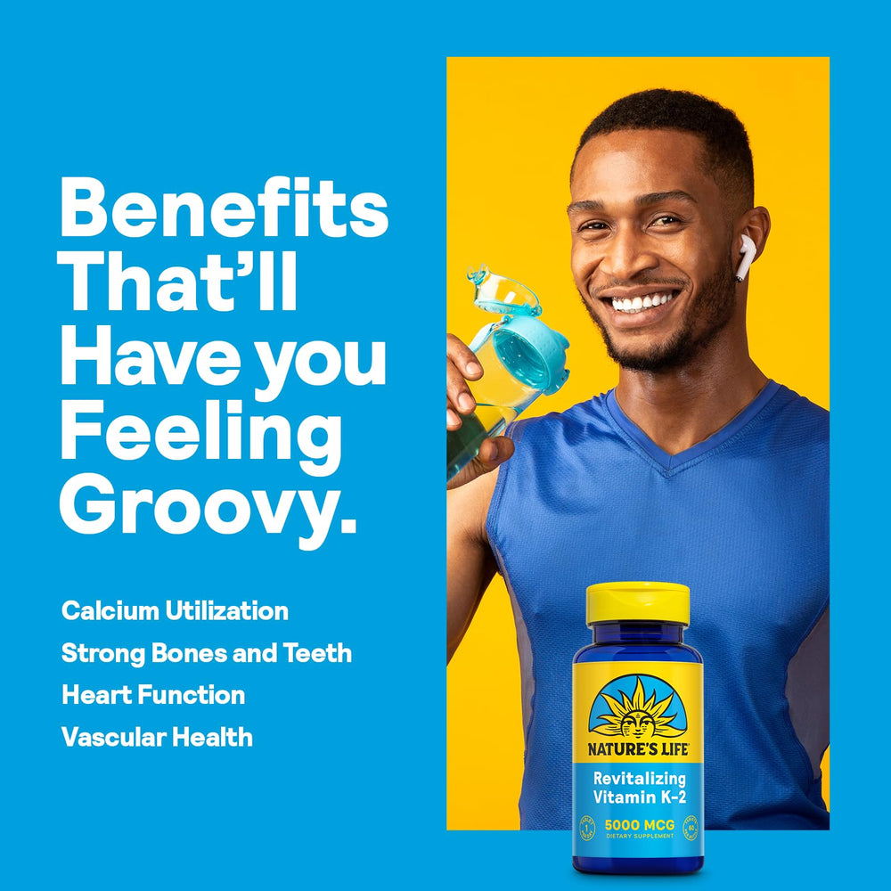 Nature's Life Vitamin K2 MK4 label