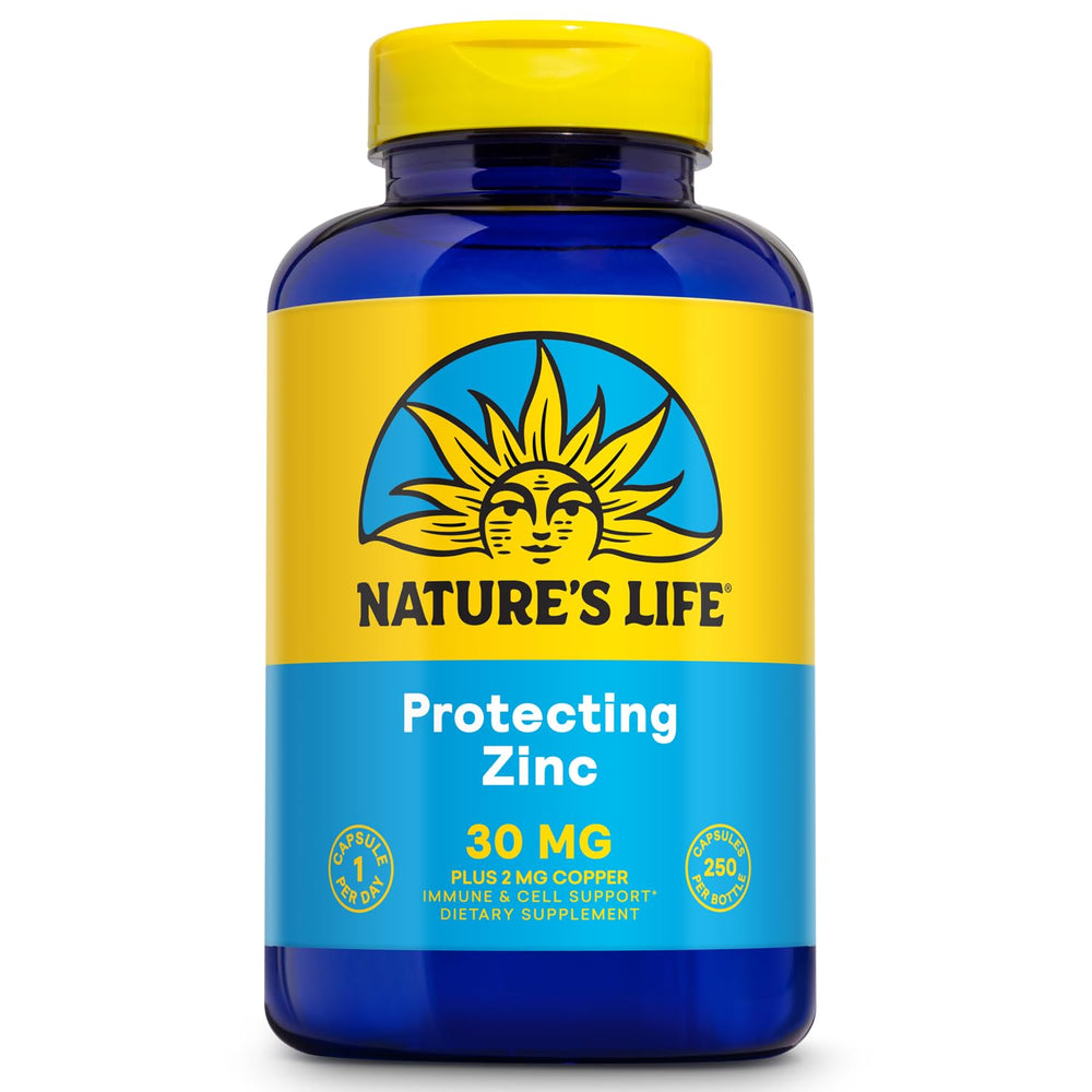 Nature's Life Zinc Picolinate bottle and capsules