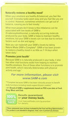 Product label for Nature's Made Sam-e 400 mg 2-pack