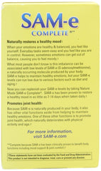 Close-up of 400 mg Sam-e 2-pack tablets