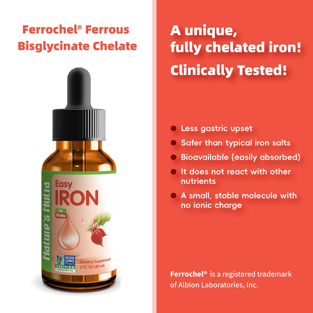 Liquid iron drops in a dropper over a glass