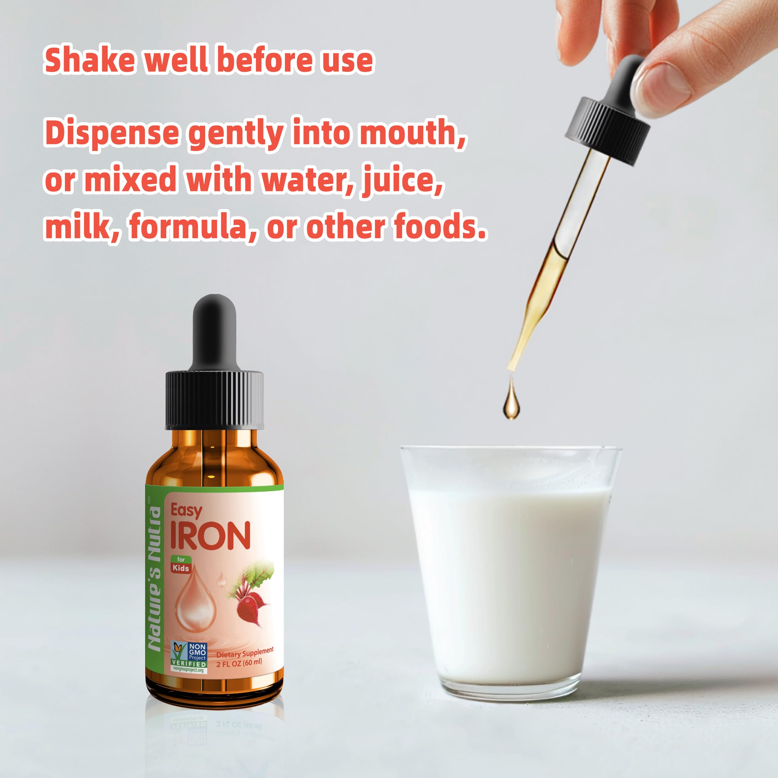 Kid-friendly serving suggestion with juice