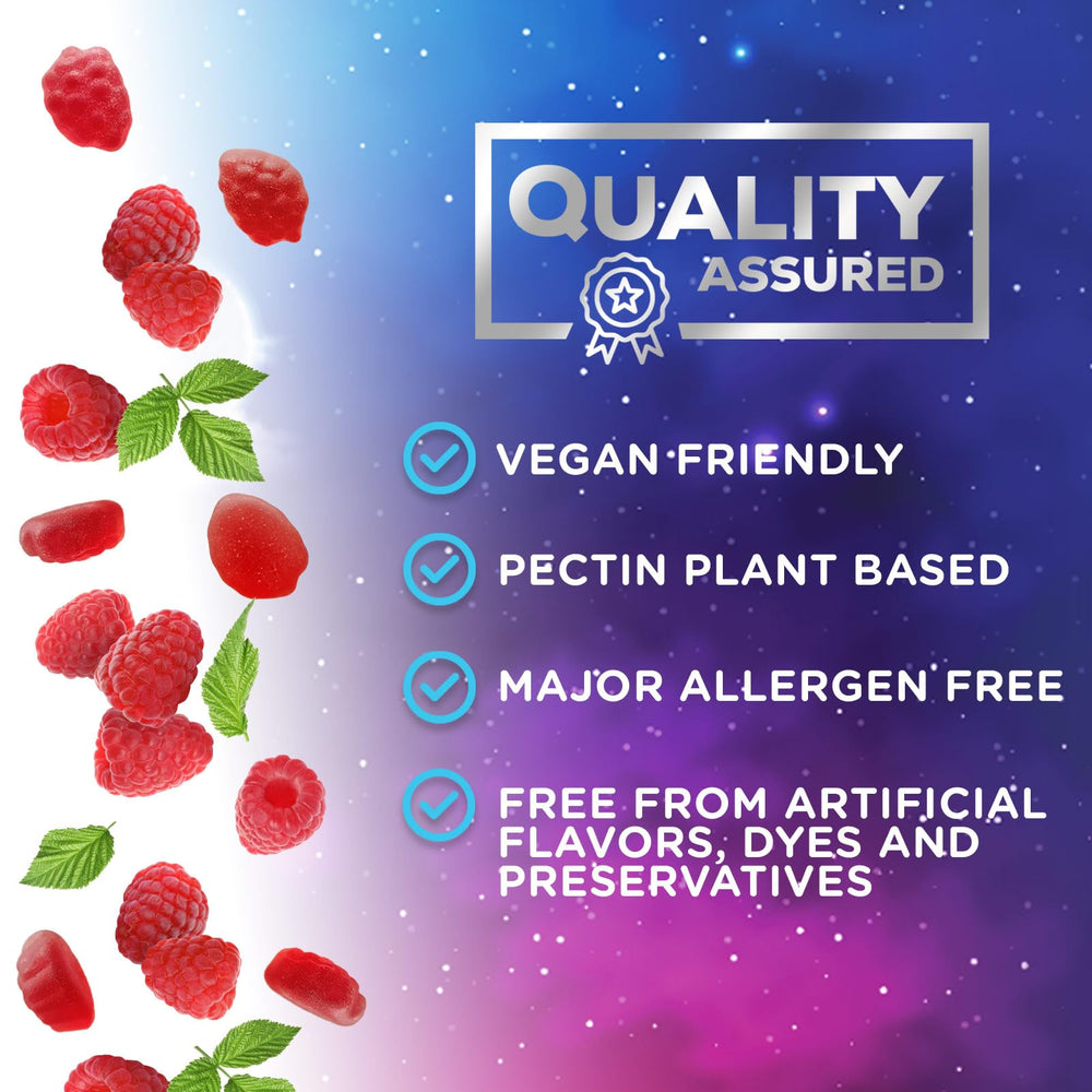 Nature's Nutrition sleep gummies 12 mg label