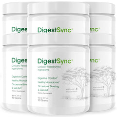 DigestSync green powder for gut health - natural digestive support with 6-month supply