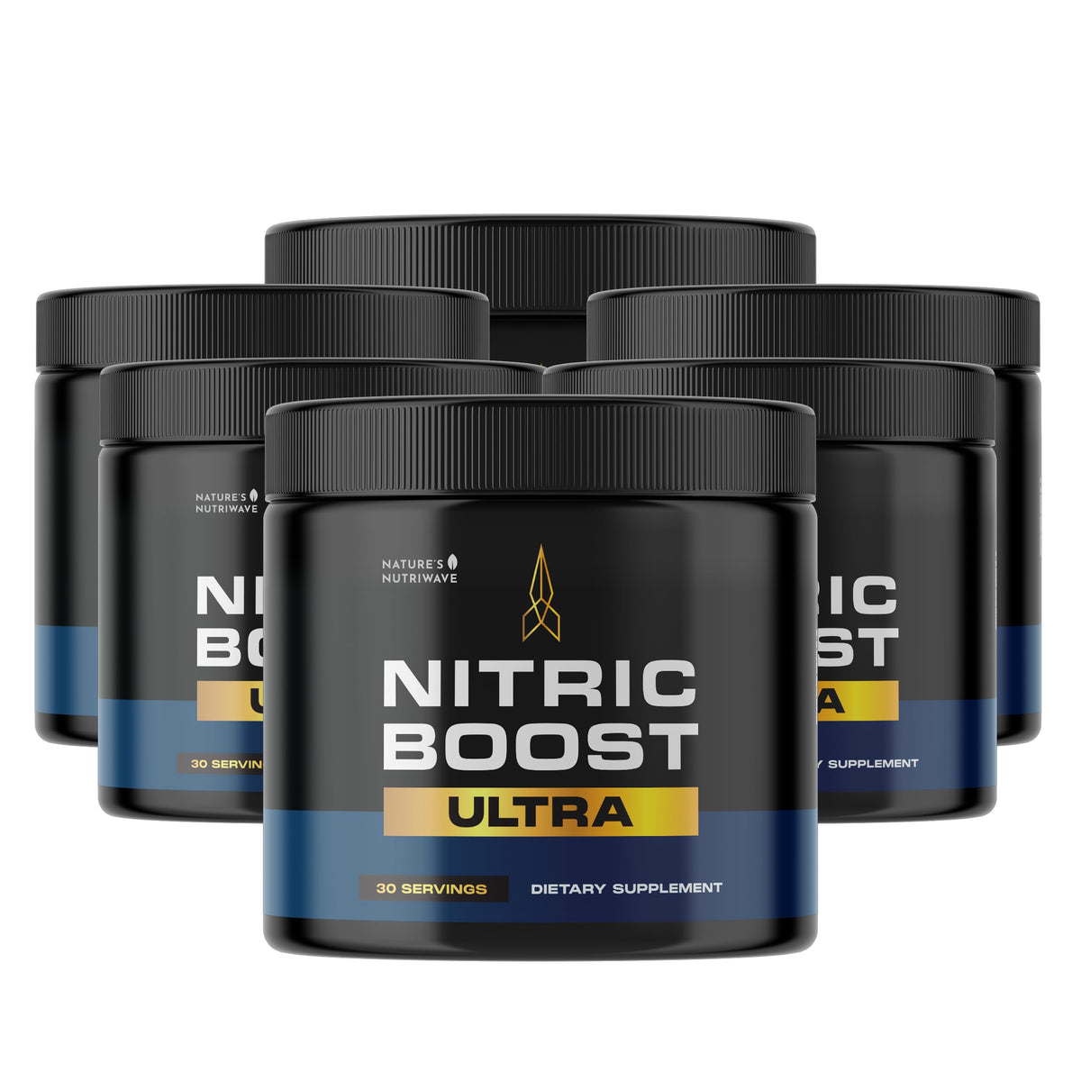 Nature’s NutriWave Nitric Boost Ultra front-view bottle for daily active routines