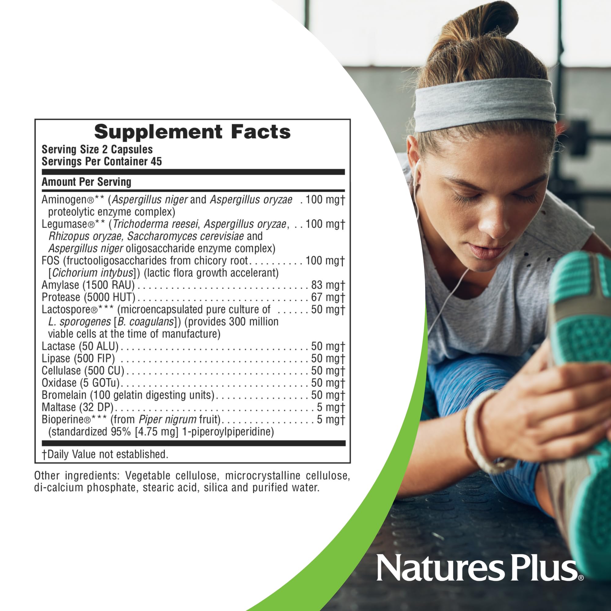 ActiZyme Aminogen and Bioperine ingredients