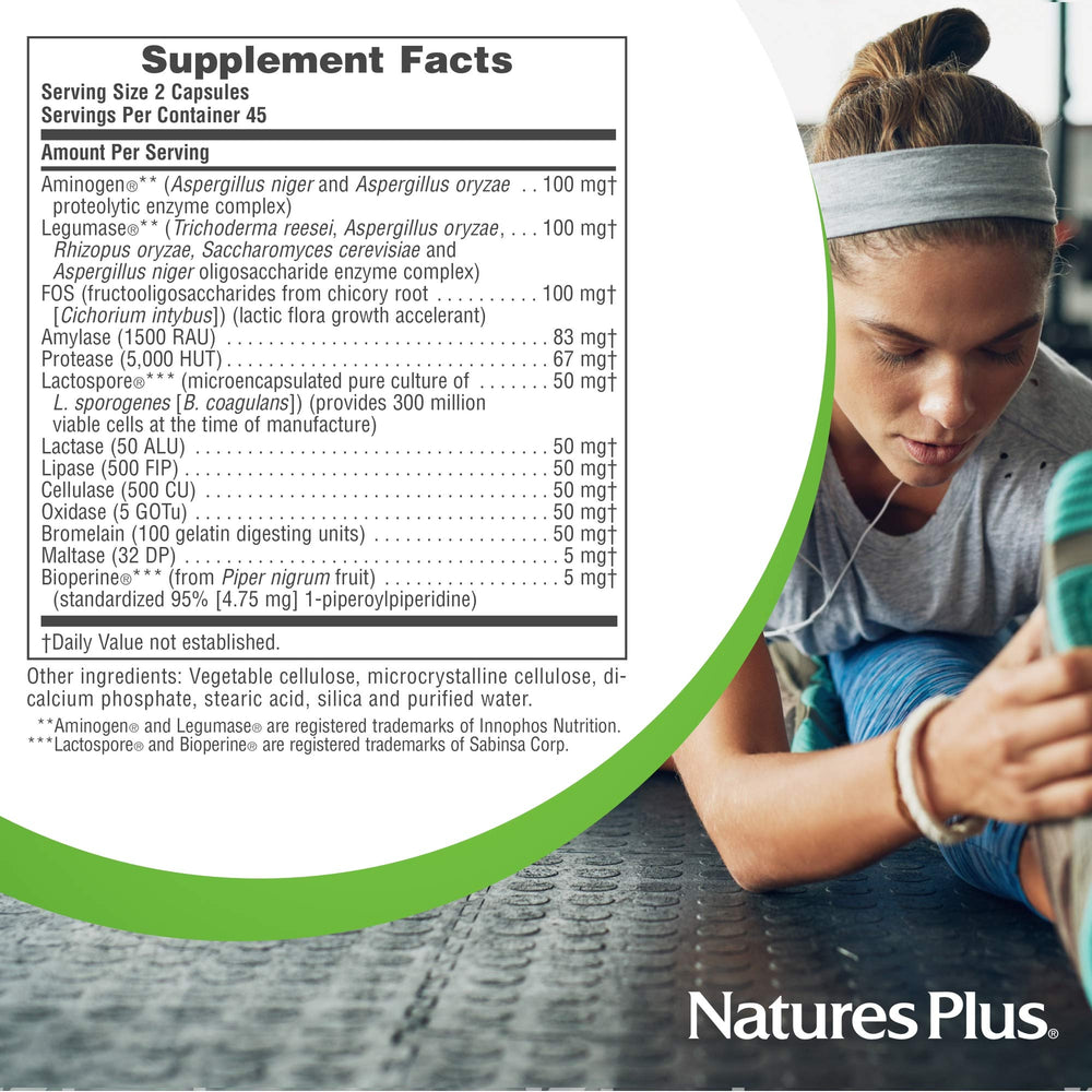 Natures Plus ActiZyme bottle with label