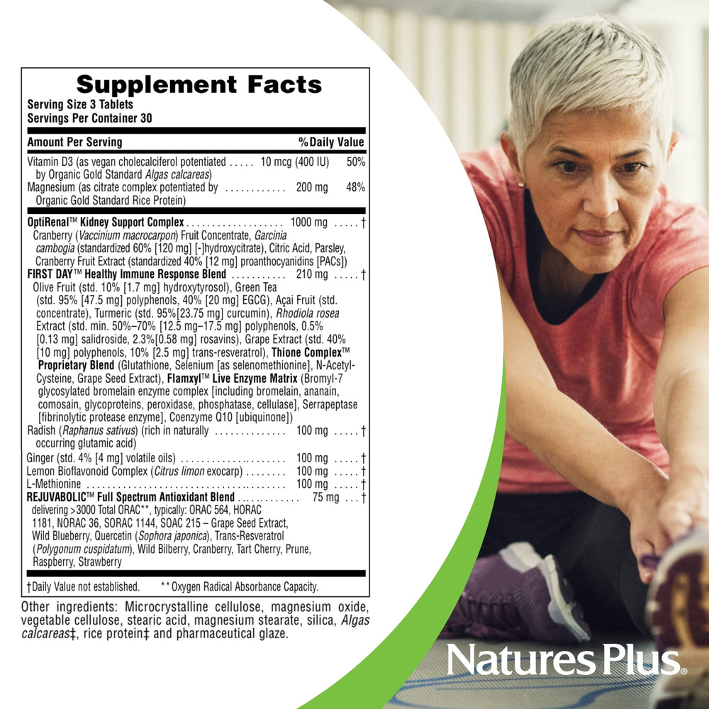 Close-up of AgeLoss Kidney Support tablets