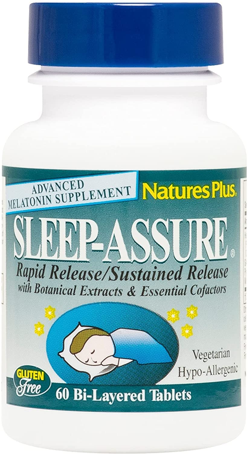 Natures Plus Rapid & Sustained Release Melatonin 3 mg bi-layered tablets bottle