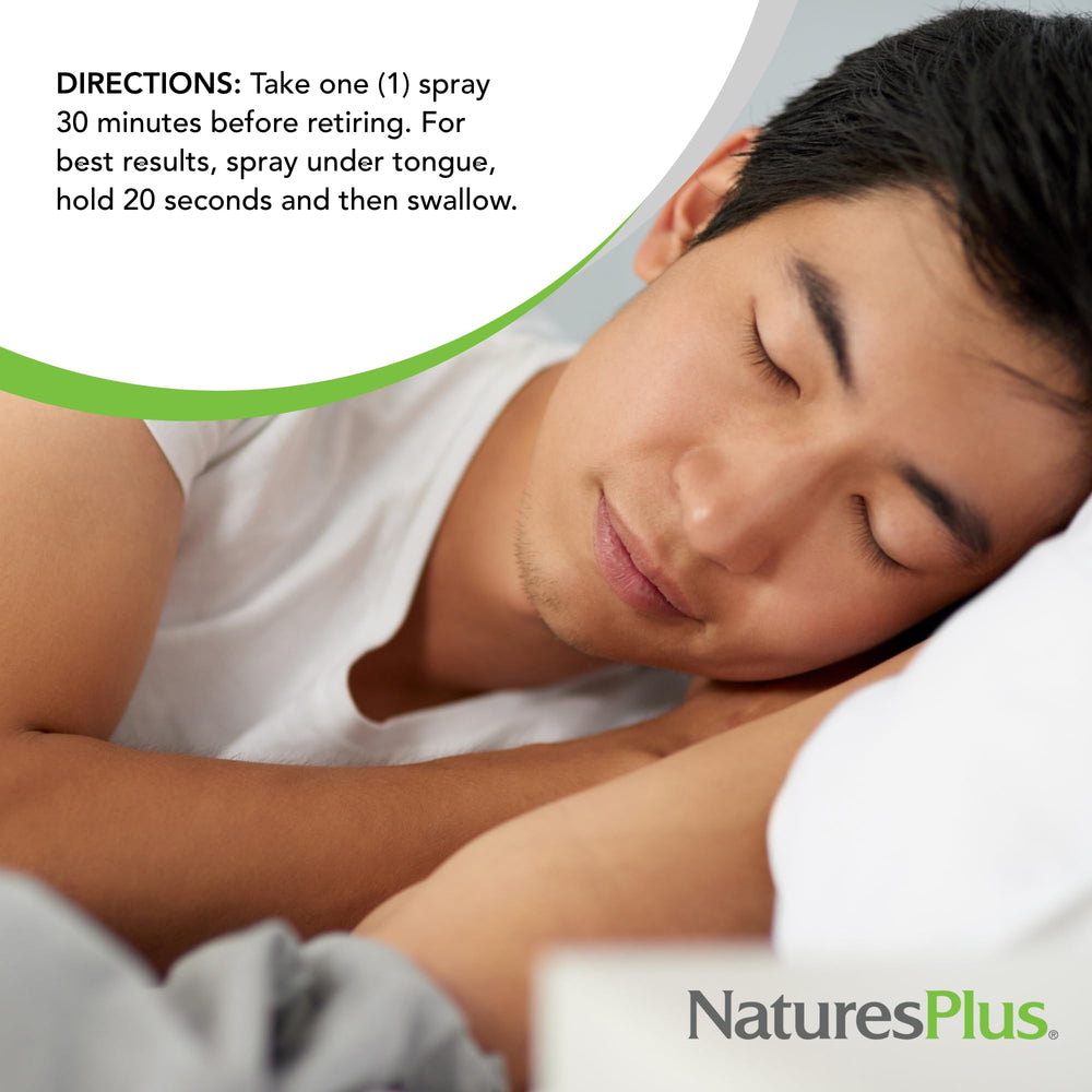 Front packaging of Natures Plus Melatonin Lipoceutical Spray