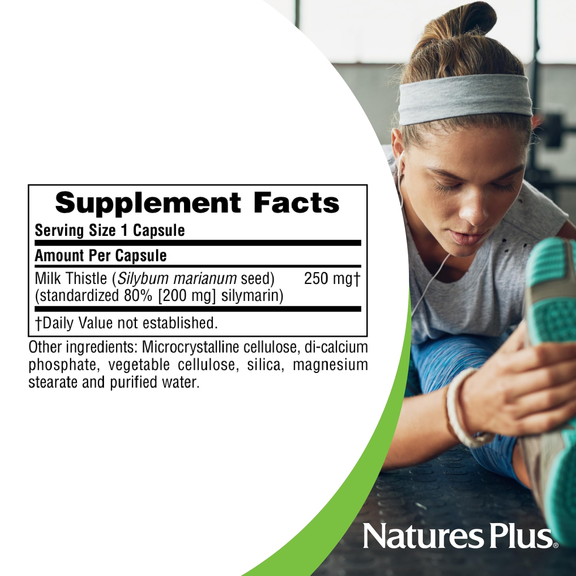 Packaging and box design for Natures Plus Milk Thistle