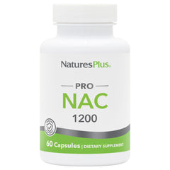 Natures Plus PRO NAC 1200 mg bottle - front view