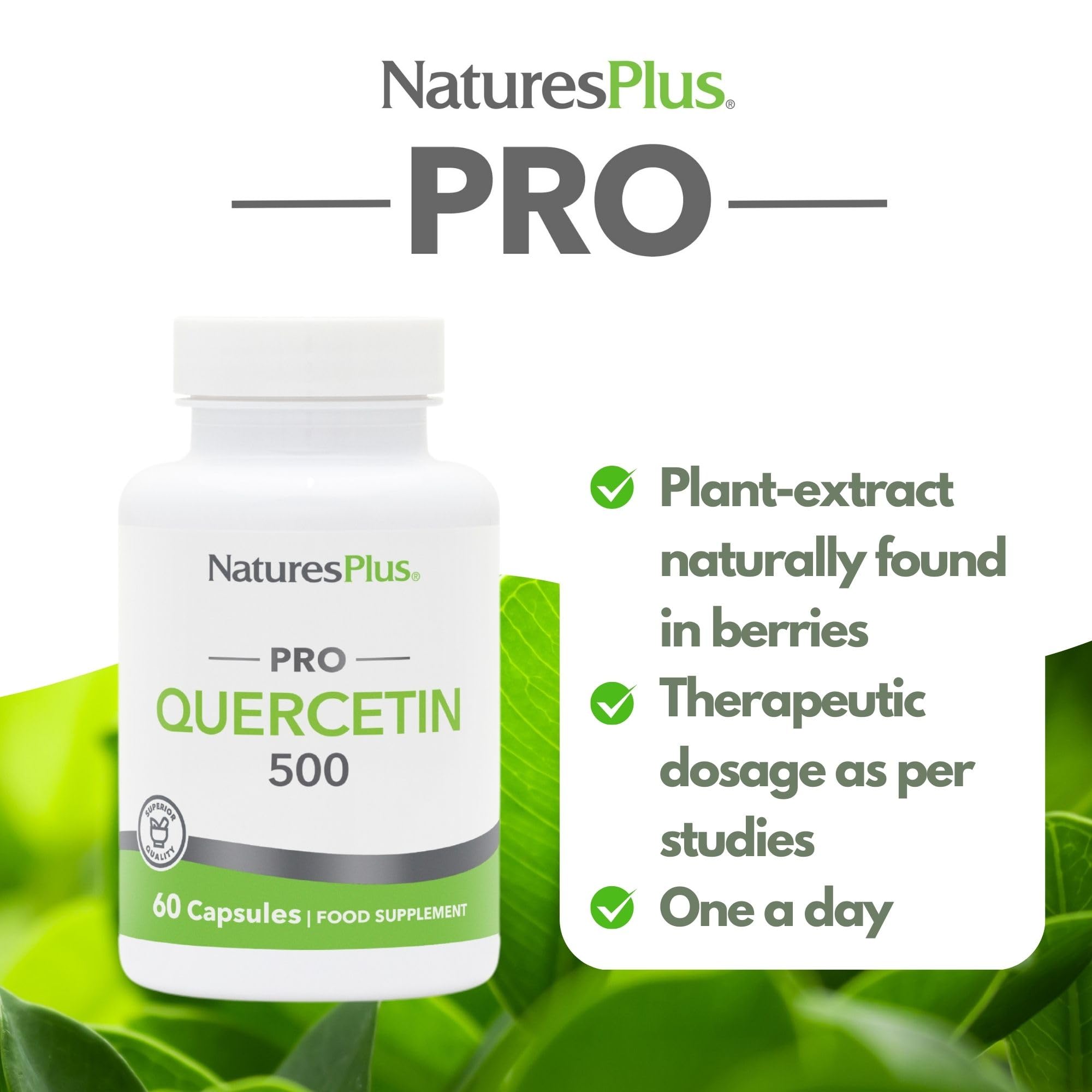 Non-GMO, vegan and gluten-free label on bottle