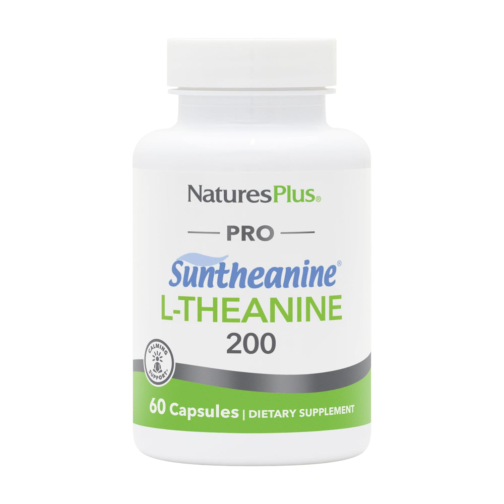 Nature's Plus PRO Suntheanine L-Theanine bottle front view