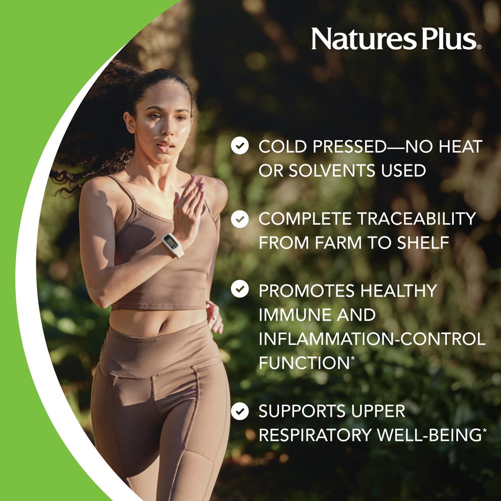 60 softgels bottle with gluten-free claim