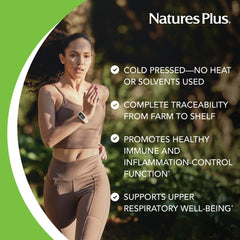 60 softgels bottle with gluten-free claim