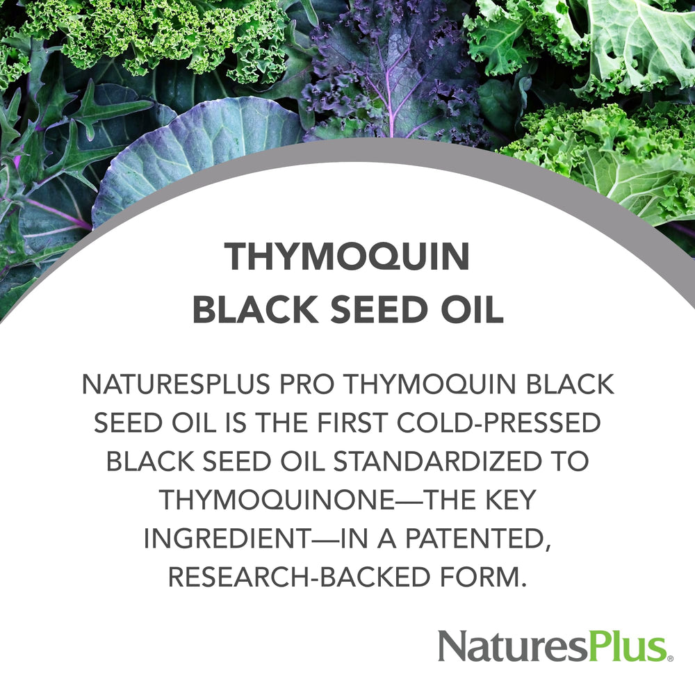 Product label for PRO ThymoQuin Black Seed Oil 500 mg