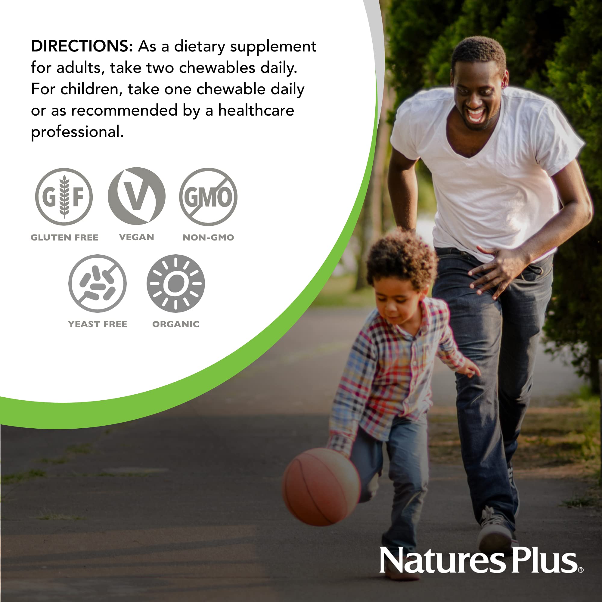 Enzymes and probiotics information on bottle