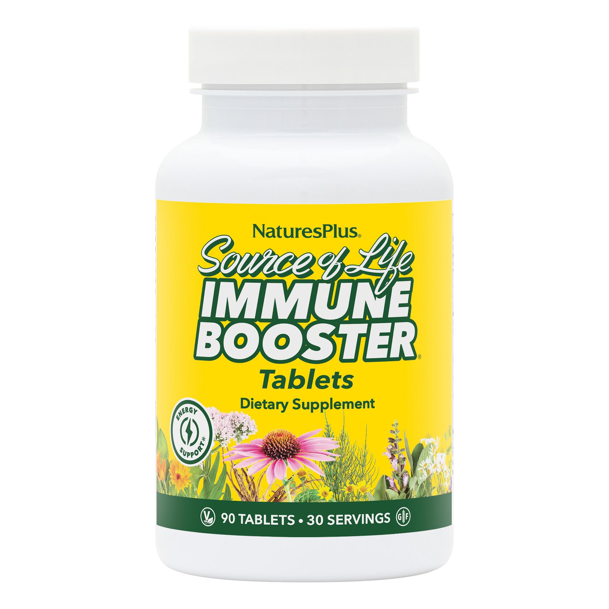 Bottle of Nature's Plus Source of Life Immune Booster