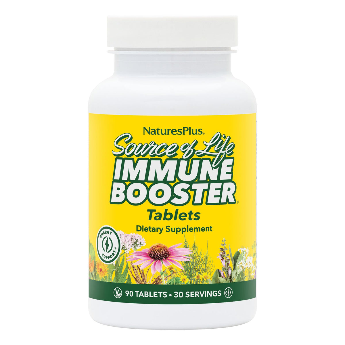 Bottle of Nature's Plus Source of Life Immune Booster