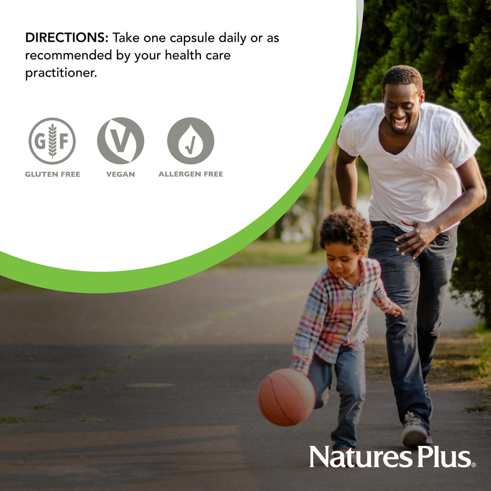 Natures Plus Turmeric bottle on a clean background