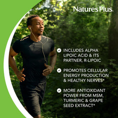 Front view of bottle packaging highlighting gluten-free claim