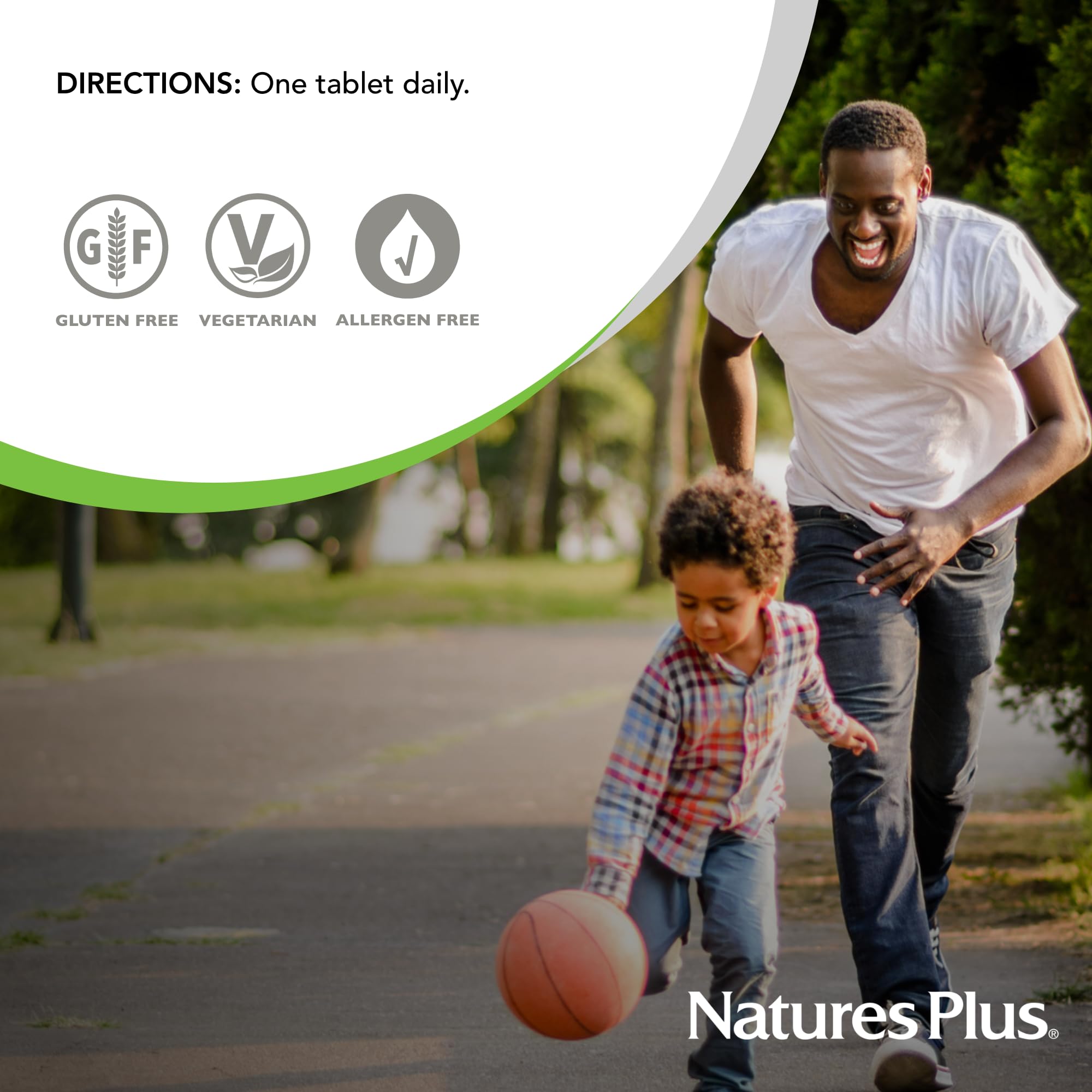 Packaging highlights corn-free and gluten-free formulation