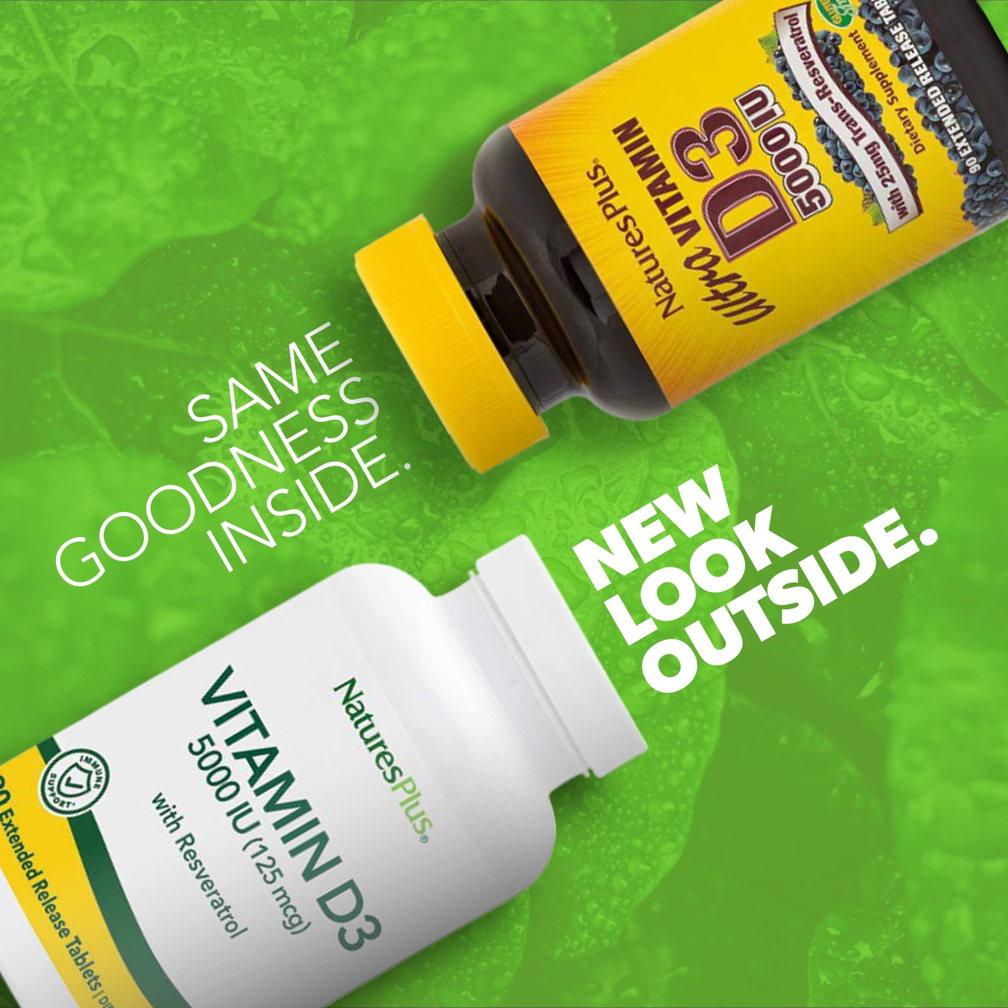 Vitamin D3 with 25 mg Trans-Resveratrol antioxidant