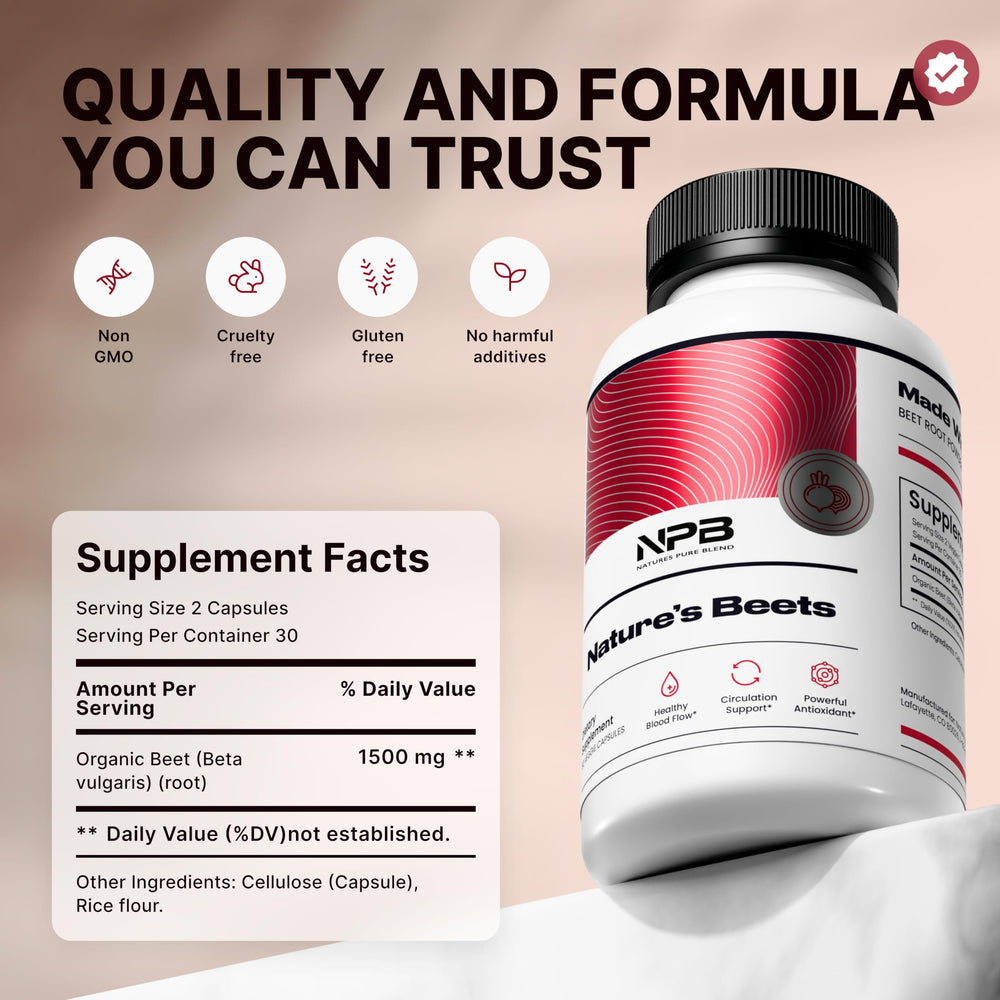 Ingredients and no artificial additives on label