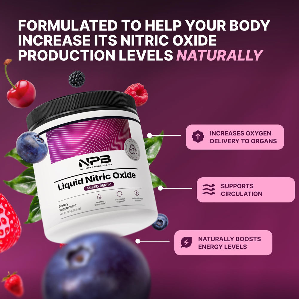 Nature's Pure Blend dissolving in water for quick absorption during training.