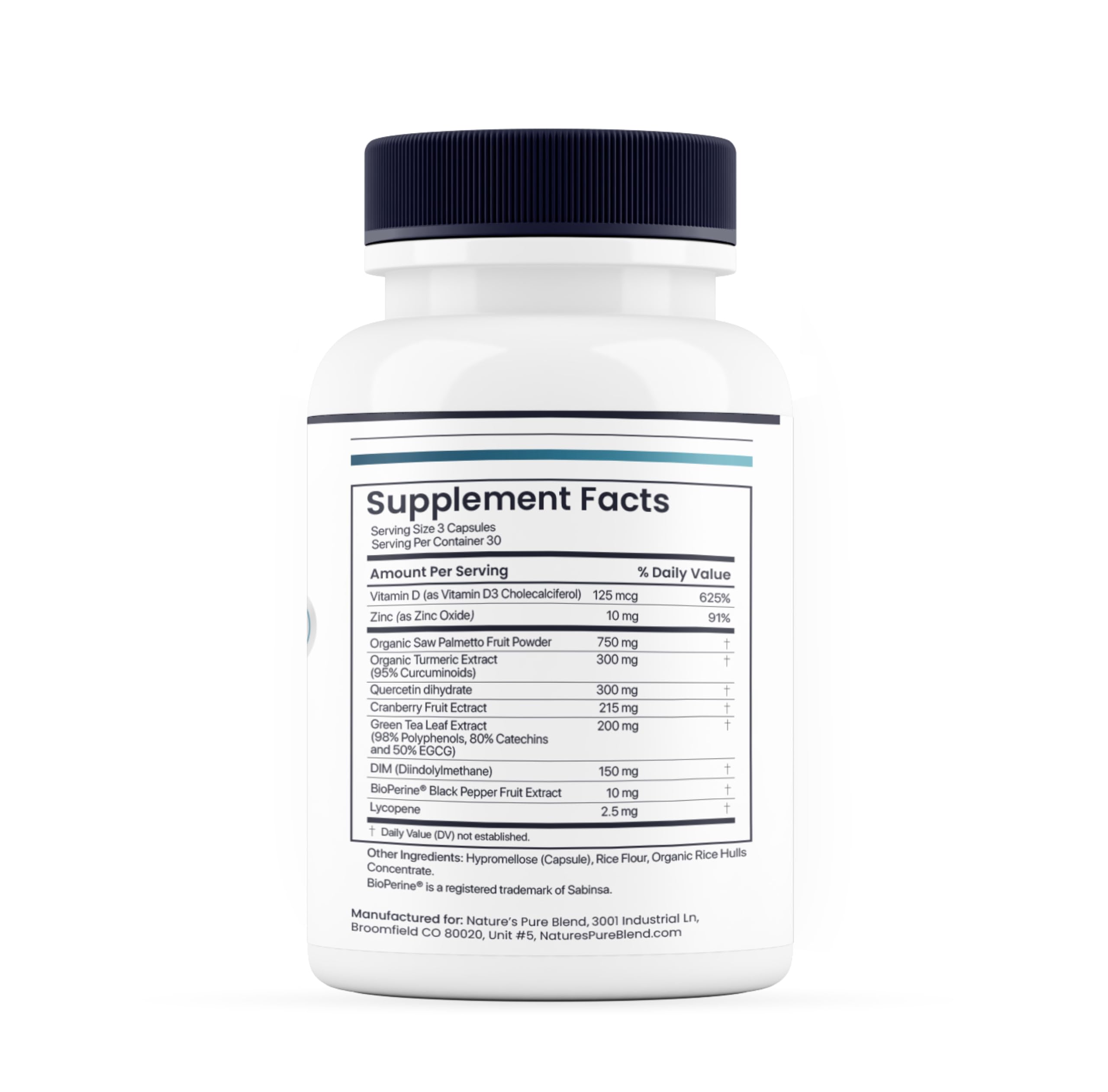Man taking the supplement as part of daily routine