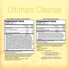 Nature's Secret Ultimate Cleanse capsules close-up showing herbal blend for detox support.