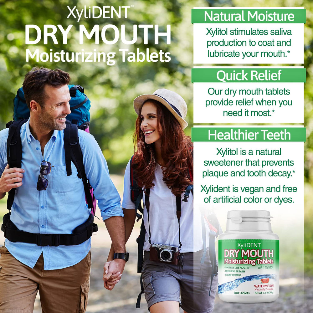 Nature's Stance XyliDENT dry mouth tablets packaging