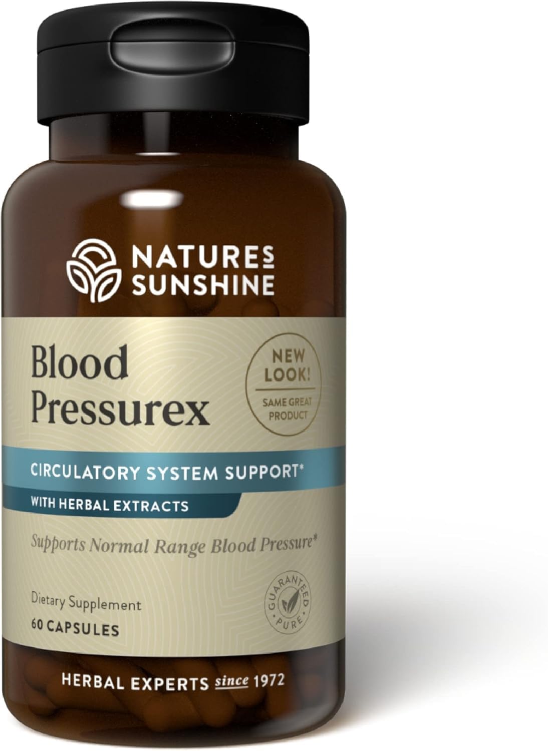 Nature's Sunshine Blood Pressurex 60 Capsules bottle