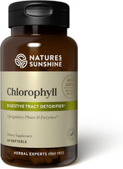 Nature's Sunshine Chlorophyll 60 Softgel Capsules bottle front view
