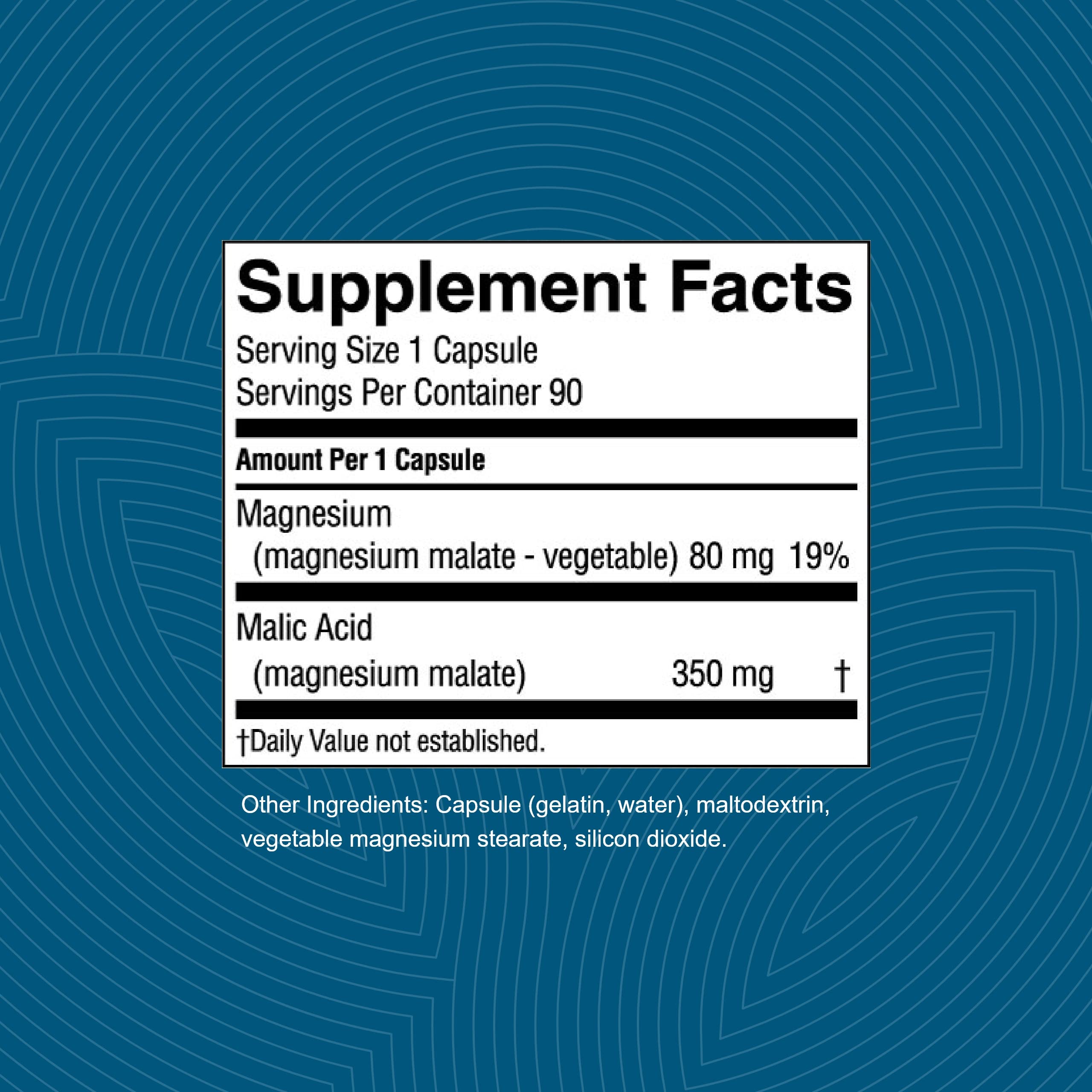 Side view of Nature's Sunshine Fibralgia 90 Capsules bottle