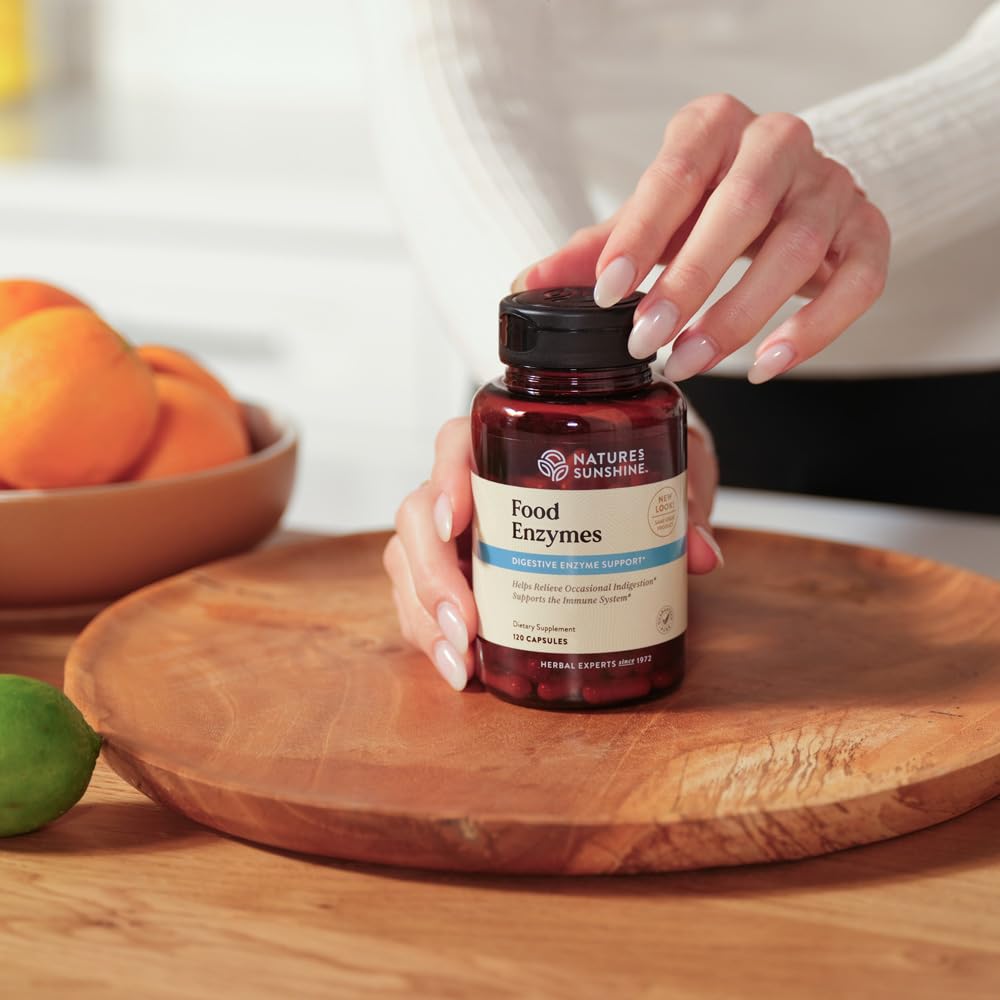 Bromelain and lipase enzyme ingredients in Nature's Sunshine Food Enzymes