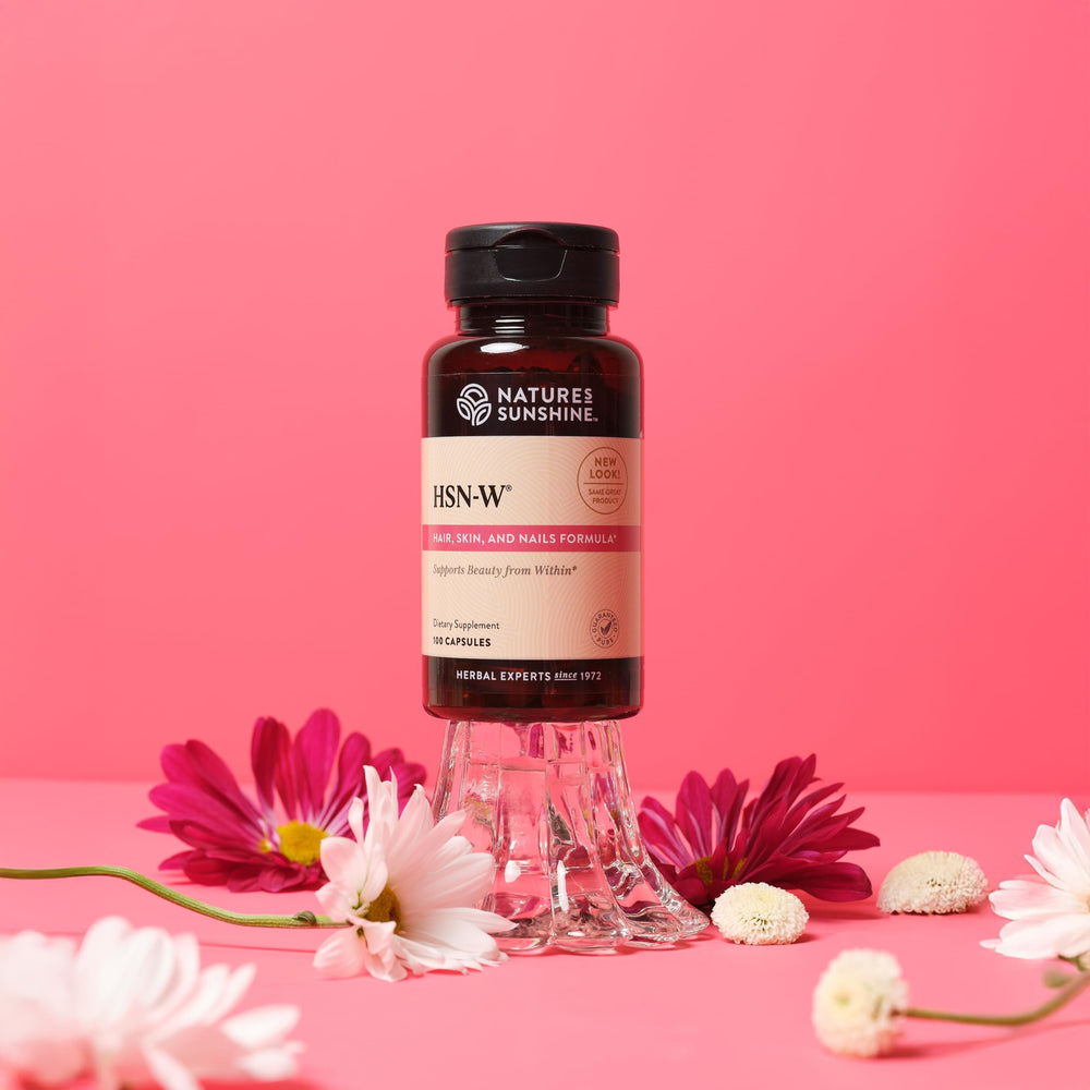 Nature's Sunshine HSN-W packaging and bottle