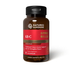 KB-C bottle with Nature's Sunshine label