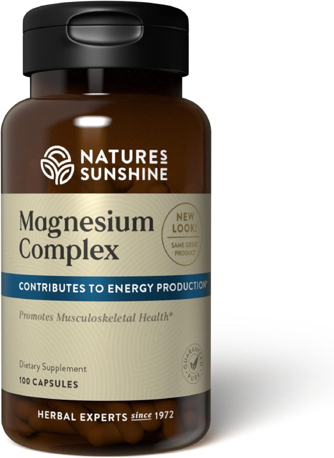 Nature’s Sunshine Magnesium Complex bottle label
