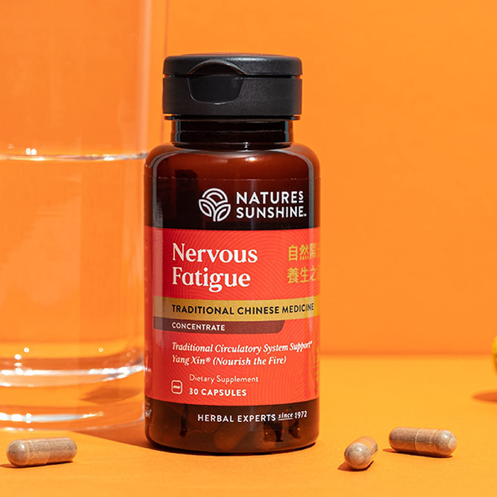 Nervous Fatigue TCM Concentrate label close-up