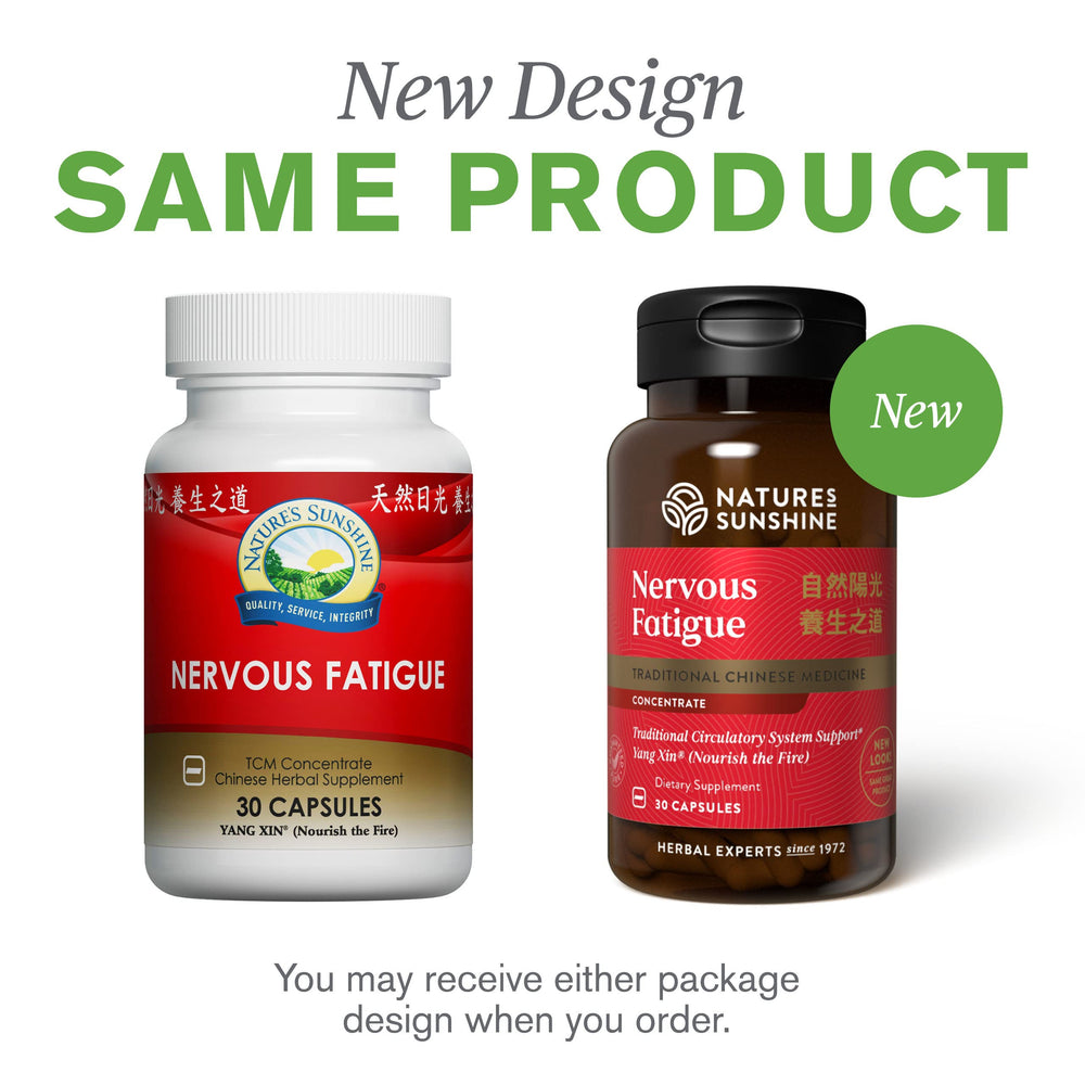 Supplement facts image for Nervous Fatigue TCM Concentrate